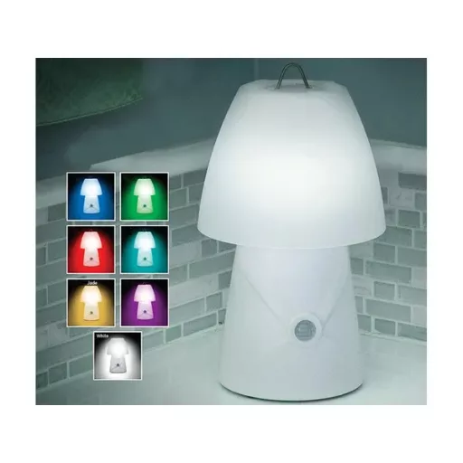 LED éjszakai lámpa gyerekeknek RGB mozgásérzékelővel USB-töltés