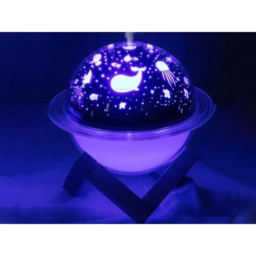 Ultrahangos aroma diffúzor és légnedvesítő, 250 ml, RGB LED