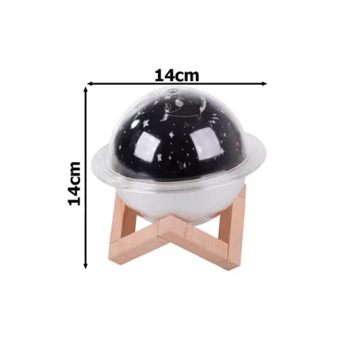 Ultrahangos aroma diffúzor és légnedvesítő, 250 ml, RGB LED