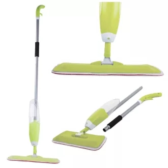   Spray Funkciós Összecsukható Lapostörlő Mop, Zöld, Beépített Víztartállyal
