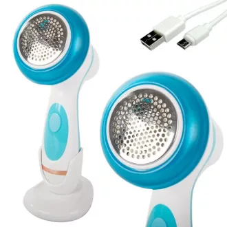   Nagy teljesítményű, USB-s, 65 mm fejű, állványos textilborotva