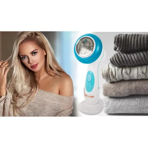 Nagy teljesítményű, USB-s, 65 mm fejű, állványos textilborotva