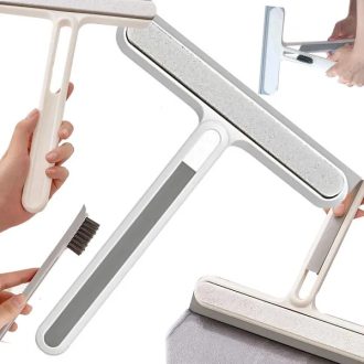   Ablaktisztító lehúzó 22 cm nyéllel és barázdakefével, műanyag