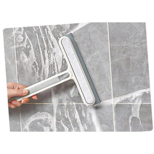 Ablaktisztító lehúzó 22 cm nyéllel és barázdakefével, műanyag