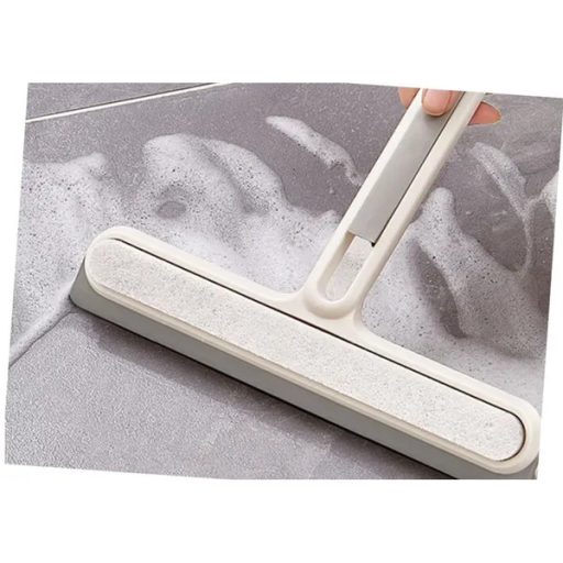 Ablaktisztító lehúzó 22 cm nyéllel és barázdakefével, műanyag