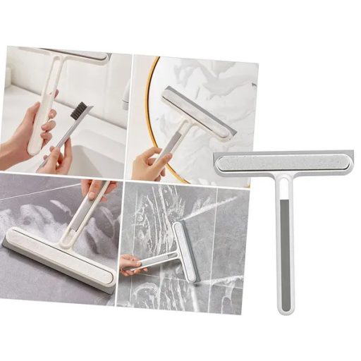 Ablaktisztító lehúzó 22 cm nyéllel és barázdakefével, műanyag