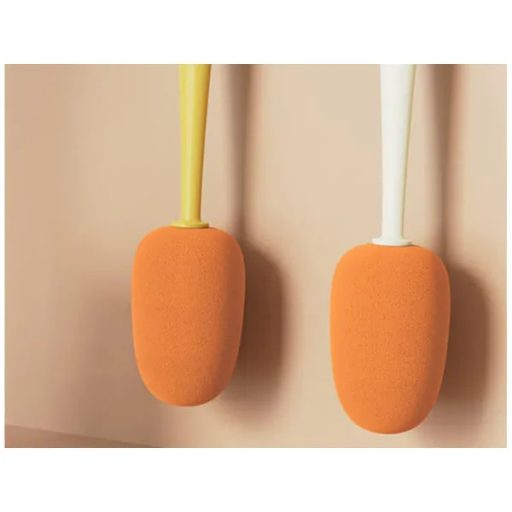 Hosszú nyelű 3-az-1-ben palack- és pohártisztító szivacskefe műanyag