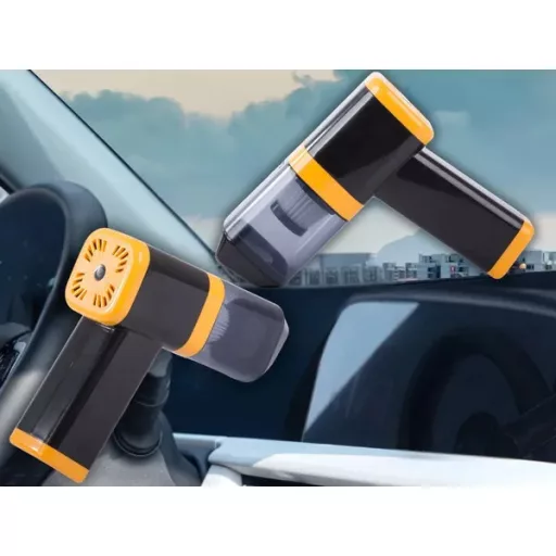 Vezeték nélküli autós kézi porszívó, 120 W, 0,3 l, USB-s, HEPA