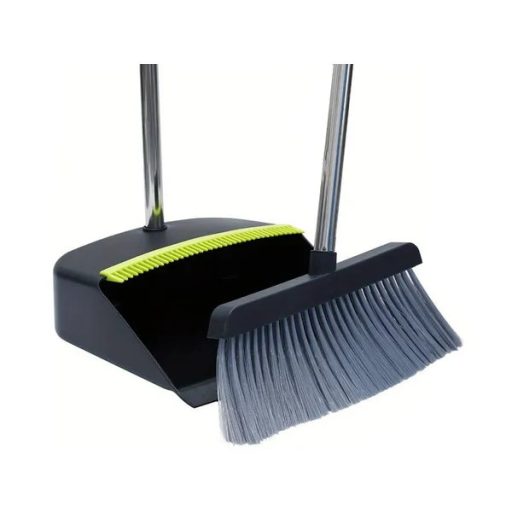 Állítható, hosszú nyelű seprű és öntisztító lapát készlet 130 cm