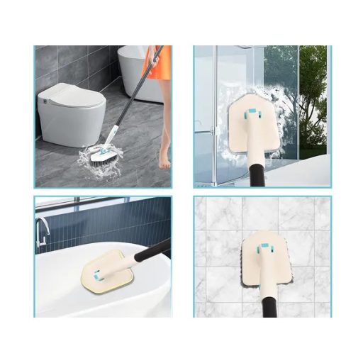 3 az 1-ben Multifunkcionális Tisztítókefe Készlet: Mikroszálas Kefe, Szivacs, Többcélú Kefe