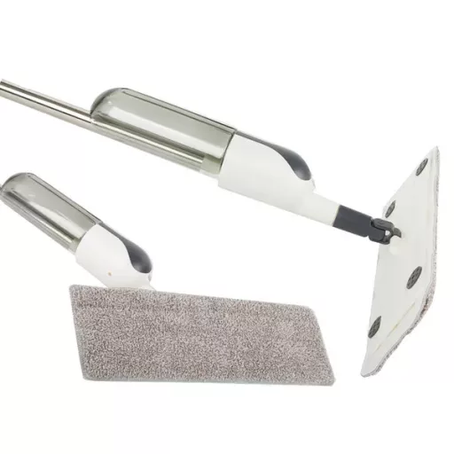 Permetezős lapos felmosó, 400 ml tartály, 3 mikroszálas párna, 125 cm