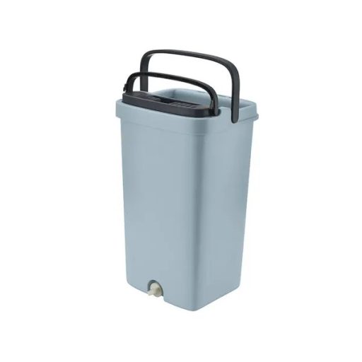 Kétkamrás vödrös lapos felmosó szett 3 mikroszálas párnával