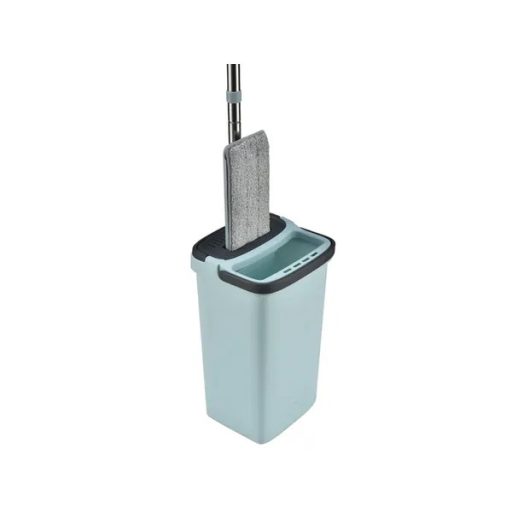 Kétkamrás vödrös lapos felmosó szett 3 mikroszálas párnával