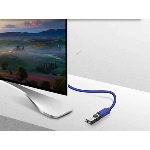 USB 3.0 árnyékolt hosszabbítókábel, 1,5 m, USB-A apa–USB-A anya