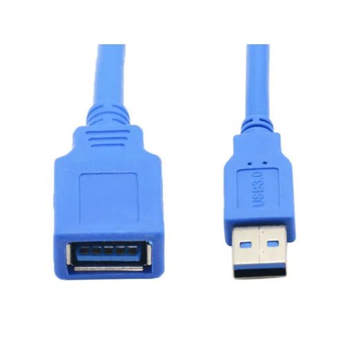 USB 3.0 árnyékolt hosszabbítókábel, 1,5 m, USB-A apa–USB-A anya