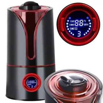   Ultrahangos 3 L aromadiffúzor párásító LED világítással, időzítővel