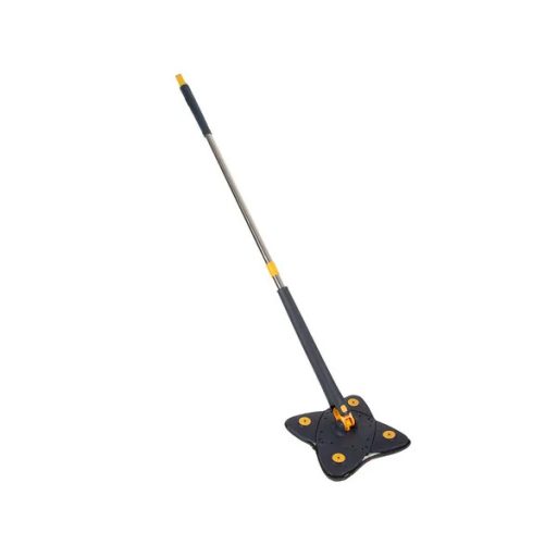 Forgó lapos felmosó csavarós rendszerrel, 24×24 cm fej, 140 cm nyél