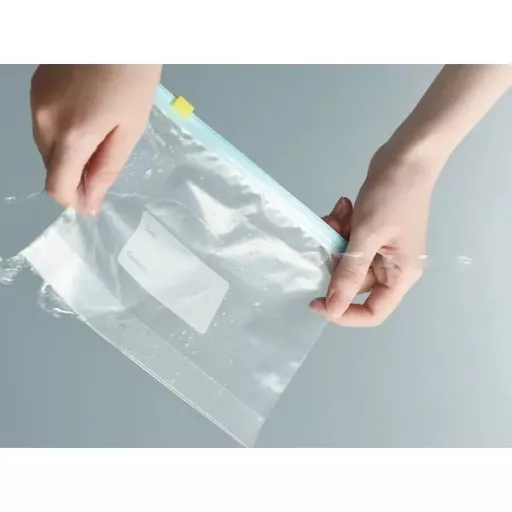 Visszazárható, fagyasztható ZIP tasak élelmiszerhez, 1200 ml, 15 db