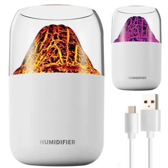   Diffúzoros párásító aromaterápiás LED fényekkel, ultrahangos