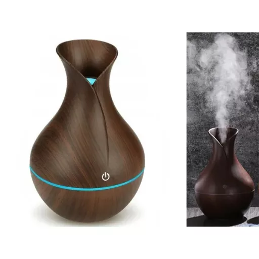 Ultrahangos 200 ml aroma diffúzor és légnedvesítő RGB világítással USB