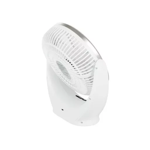 Vezeték nélküli asztali ventilátor LED fénnyel, USB-ről tölthető, 3 fokozat