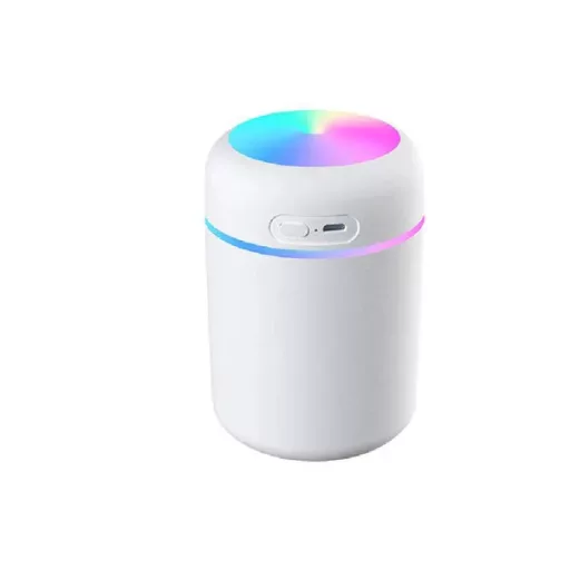 Mini párásító és aroma diffúzor - USB csatlakozással, RGB fényekkel