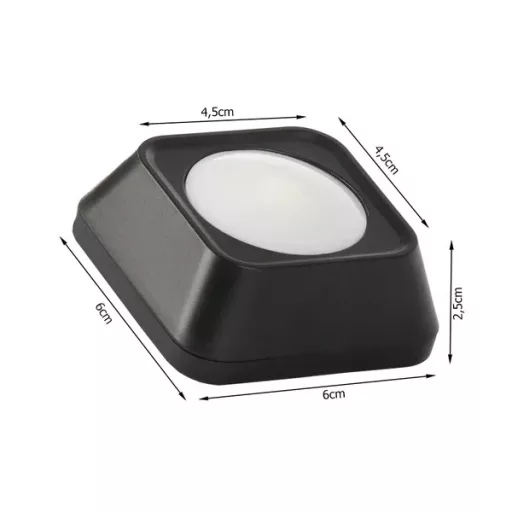 Vezeték nélküli rgb led éjjeli fény távirányítóval, 2 darabos