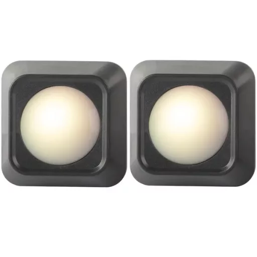 Vezeték nélküli rgb led éjjeli fény távirányítóval, 2 darabos