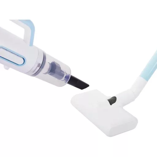 Porzsák nélküli, vezetékes álló kézi porszívó 800 W, 6 fejjel