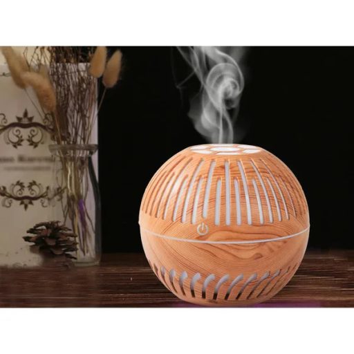 Ultrahangos 300 ml aromadiffúzor és párásító RGB LED éjszakai fénnyel, USB