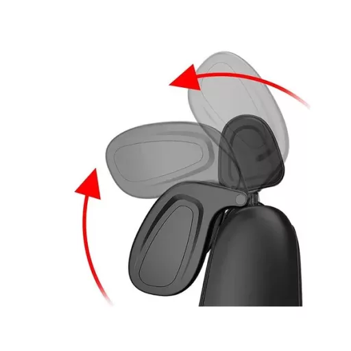 Univerzális autós fejtámla, állítható, ergonomikus, puha fekete párna