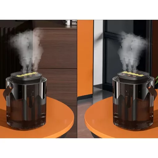 Ultrahangos 3000 ml aroma párásító RGB hangulatvilágítás USB fekete