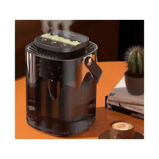 Ultrahangos 3000 ml aroma párásító RGB hangulatvilágítás USB fekete