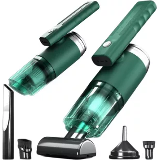   Vezeték nélküli kézi autóporszívó 120 W, 14 kPa, HEPA, fújó