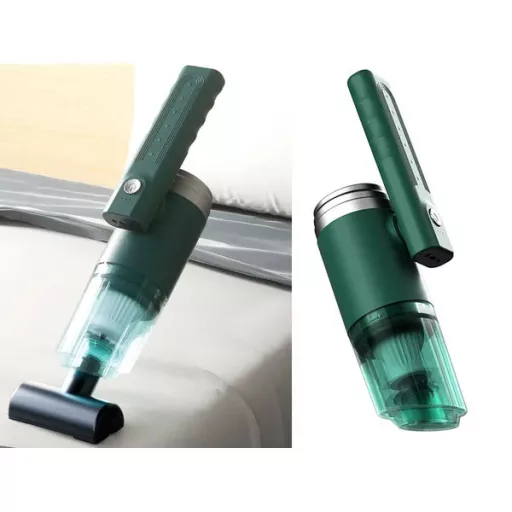 Vezeték nélküli kézi autóporszívó 120 W, 14 kPa, HEPA, fújó