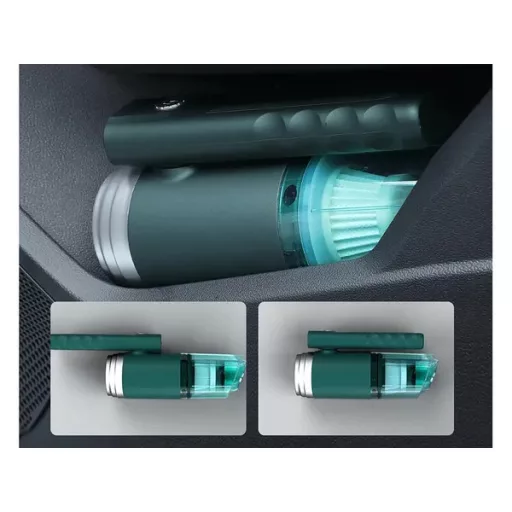 Vezeték nélküli kézi autóporszívó 120 W, 14 kPa, HEPA, fújó