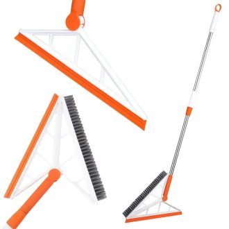   2 az 1-ben szilikon seprű állítható 76–120 cm nyéllel, 35 cm fejjel