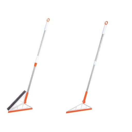 2 az 1-ben szilikon seprű állítható 76–120 cm nyéllel, 35 cm fejjel
