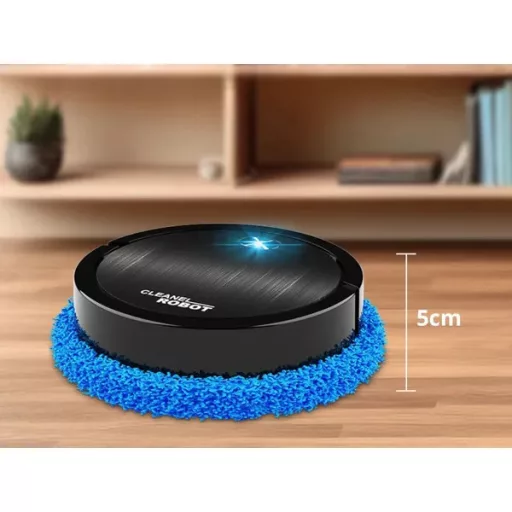 Vezeték nélküli robotporszívó és felmosó, 80 perc üzemidő, 23 cm