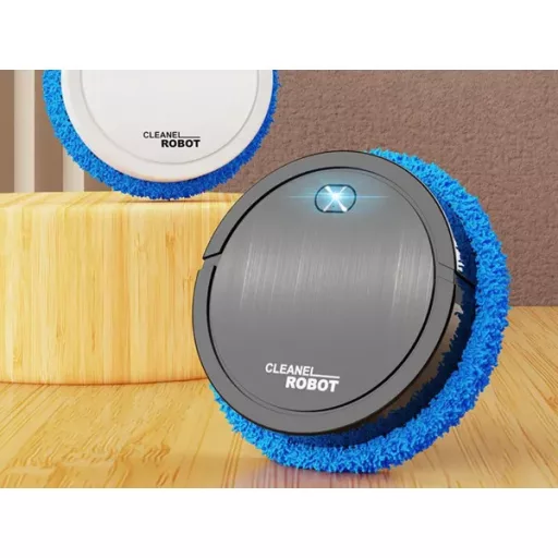 Vezeték nélküli robotporszívó és felmosó, 80 perc üzemidő, 23 cm