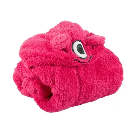 2in1 oversize XL kapucnis takaró pulóver, sötét rózsaszín pamut