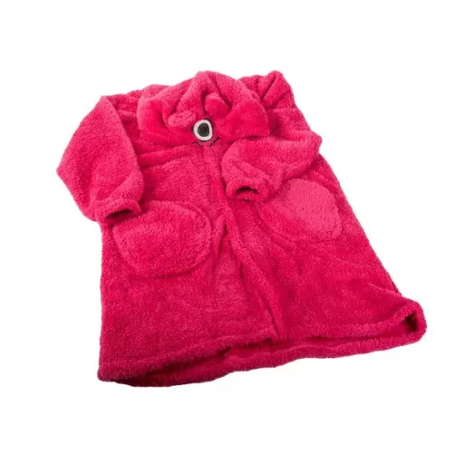 2in1 oversize XL kapucnis takaró pulóver, sötét rózsaszín pamut