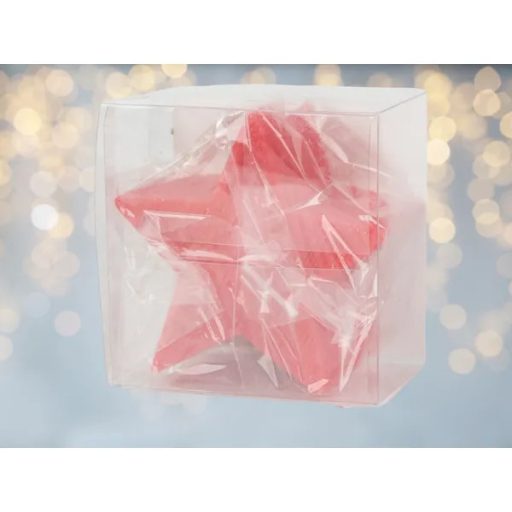 Karácsonyi illatos csillag gyertya 7 cm, 5 óra, vegyes színek