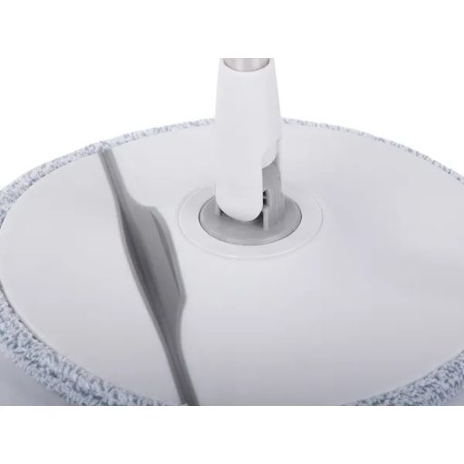 360° forgó felmosó szett kétkamrás vödörrel, 2 mikroszálas fej, kerekek