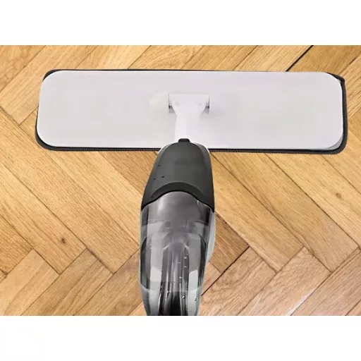 Permetezős lapos felmosó 120 cm, 350 ml tartály, 3 mikroszálas pad