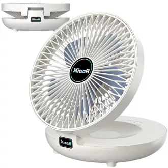   Összecsukható vezeték nélküli asztali-fali ventilátor klipsszel, USB, 3 fokozat