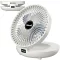 Összecsukható vezeték nélküli asztali-fali ventilátor klipsszel, USB, 3 fokozat