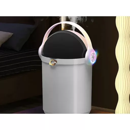 USB-s 2 l-es aromaterápiás párásító dupla fúvókával, RGB LED világítással