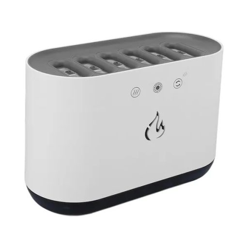 Légpárásító aromadiffúzor RGB LED fénnyel, 6 fúvókával, 900 ml