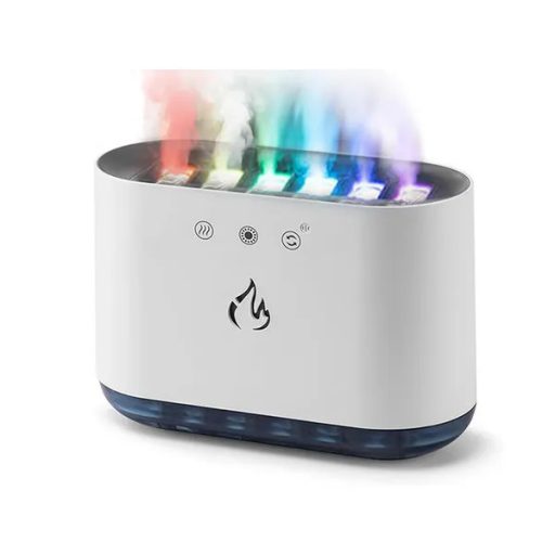 Légpárásító aromadiffúzor RGB LED fénnyel, 6 fúvókával, 900 ml